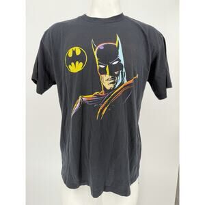Vintage 1989 Original Batman Bat Signal T-Shirt Vintage DC Comics Size Medium